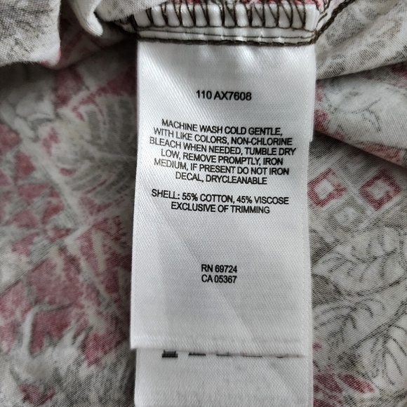 Columbia Shirt Mens Size 4X Short Sleeve Button Fish Palm Trees Red Hawaiian - Picture 7 of 16